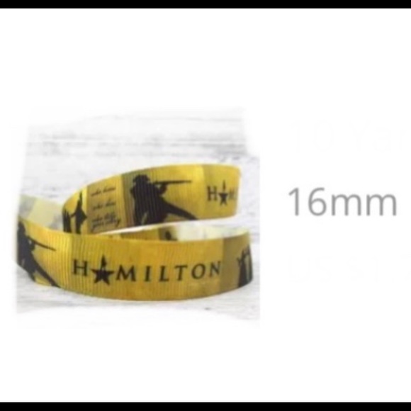 $1 Hamilton the show ribbon $1 a YARD WITH ANY $10 order or more - Picture 5 of 16